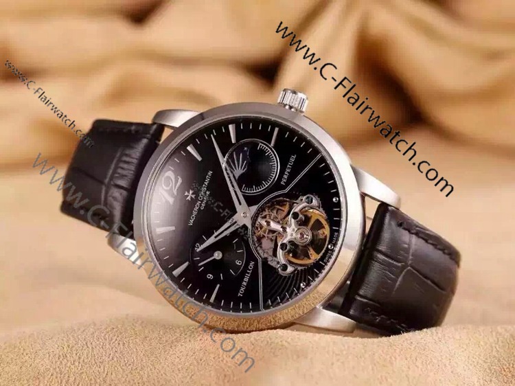 Vacheron Constantin Replica Watch Tourbillon SS Black
